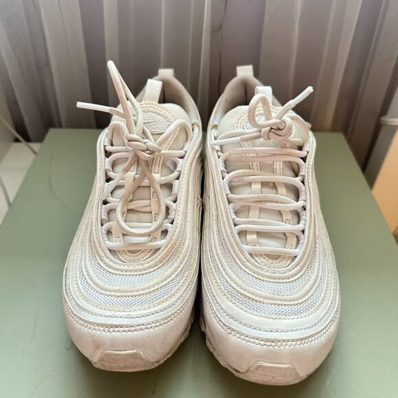 Triple White Nike Air Max 97 Women's Size 7 - Picture 4 of 12